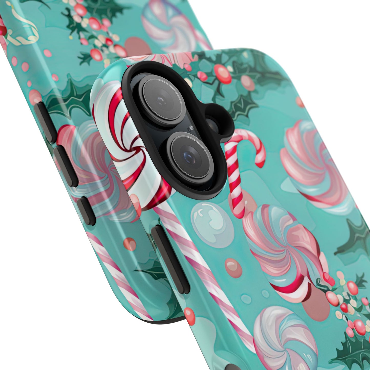 Candy Cane & Peppermint Holiday Delight – iPhone Series Case