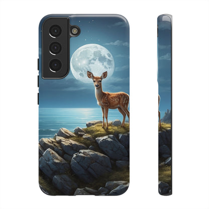 Enchanted Fawn Under the Moonlit Sky Samsung Galaxy Case