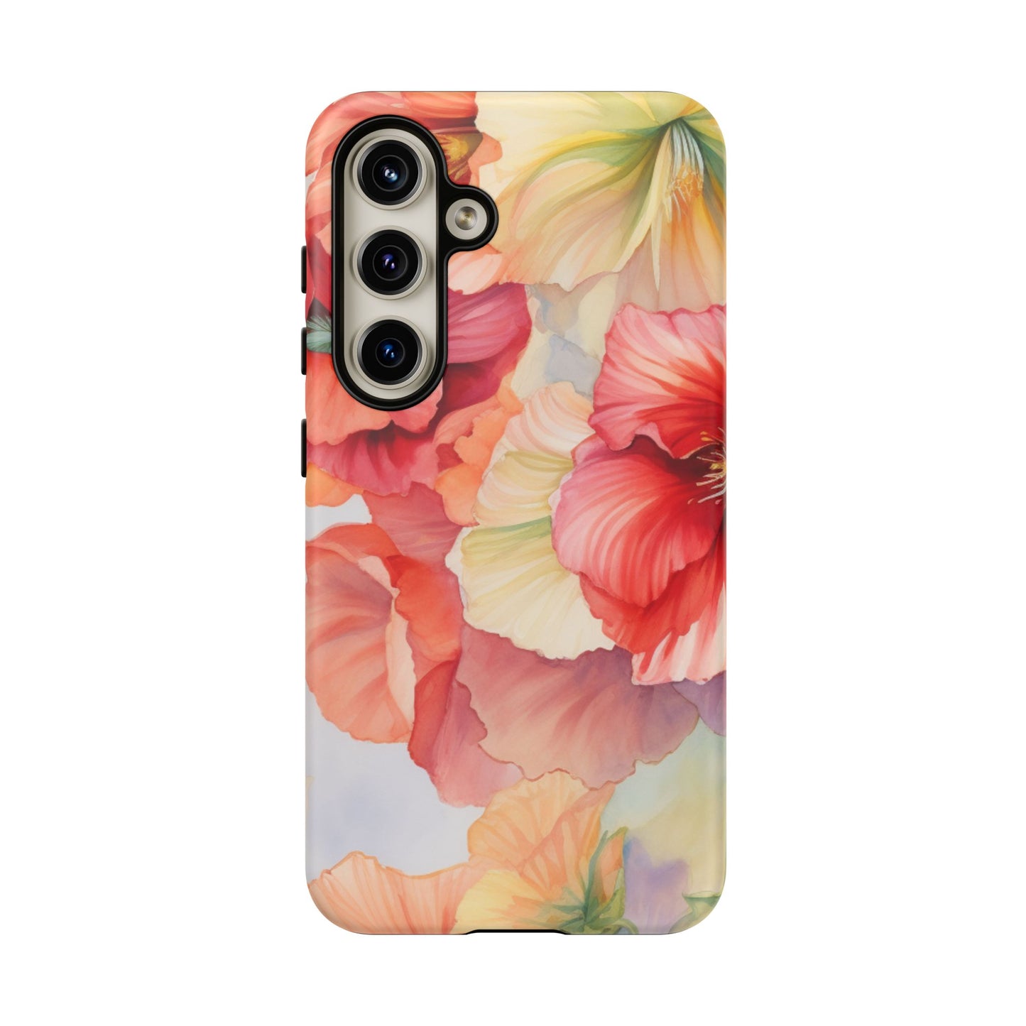 Gumamela Blush Pink Watercolor Floral – Samsung Galaxy Case