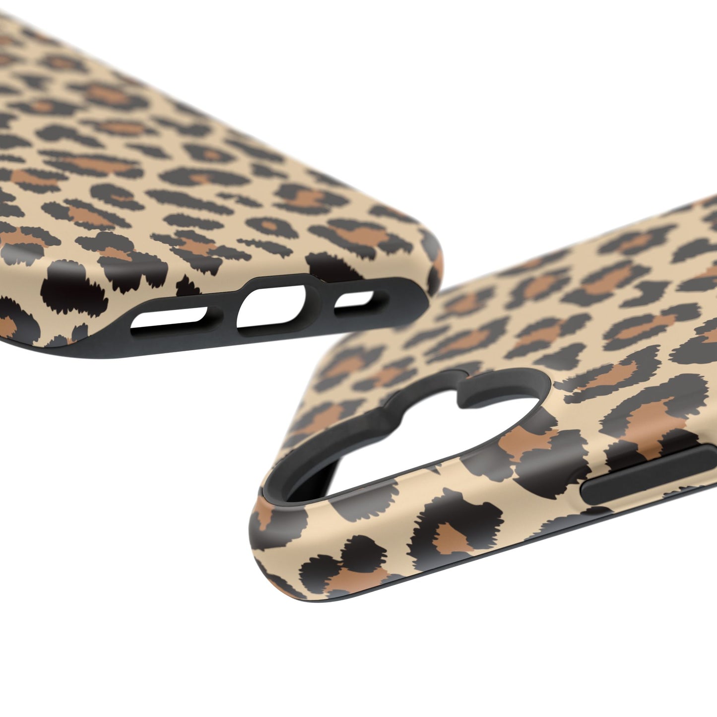 Wild Leopard Print Tough MagSafe iPhone Case – Bold Animal Pattern Design with Dual-Layer Protection