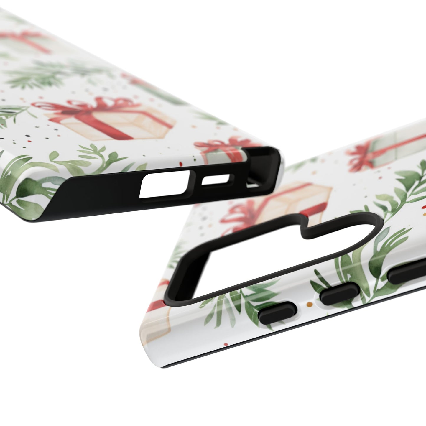 Watercolor Holiday Gifts & Greenery - Samsung Galaxy Series Case