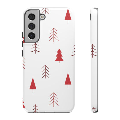 Scandi Red Pine Trees - Samsung Galaxy Series Case