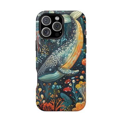 Oceanic Elegance Whale iPhone Case