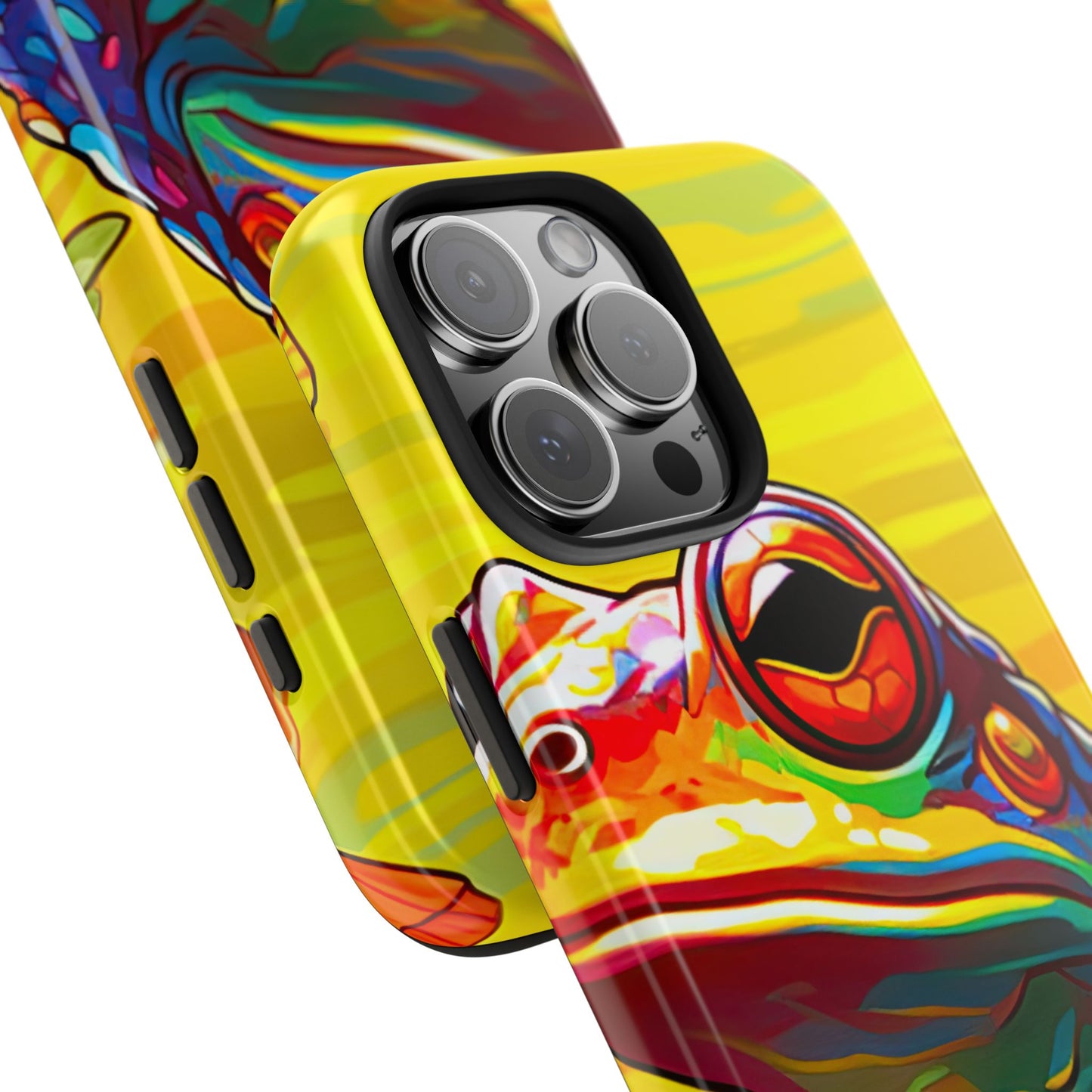 Vibrant Rainbow Frog Design – iPhone Series Case