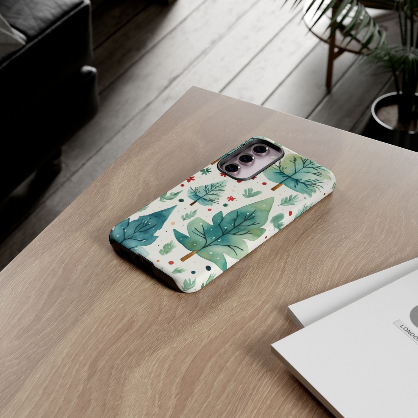 Watercolor Winter Forest -  Samsung Galaxy Series Case