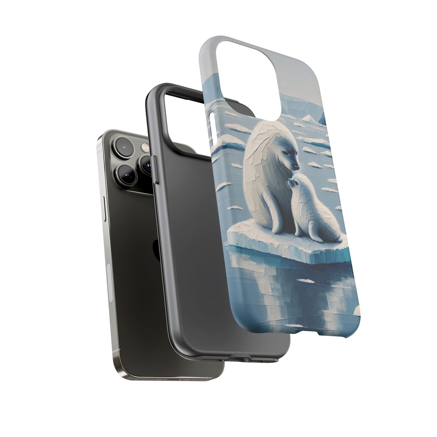 Arctic Serenity Seal iPhone Case