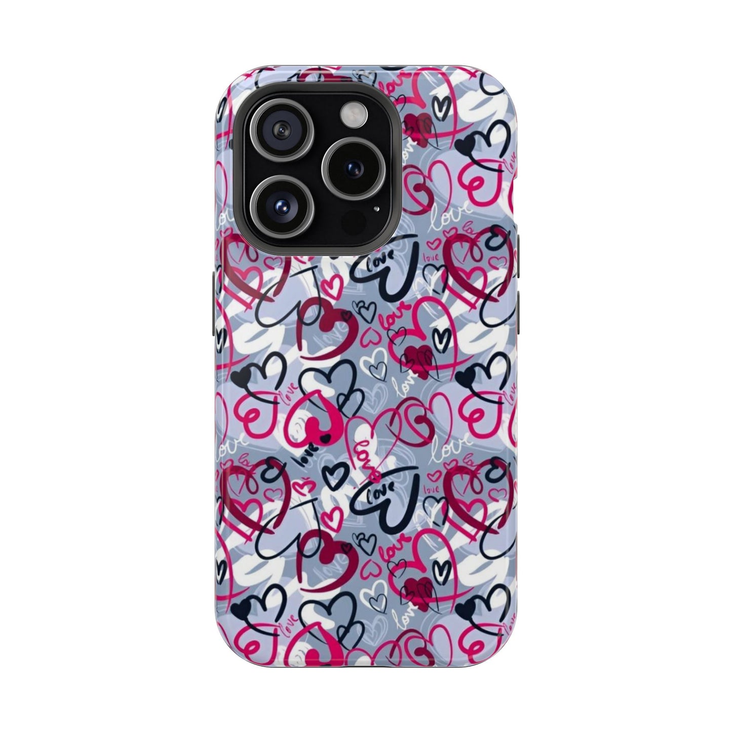 Graffiti Love Hearts MagSafe Case