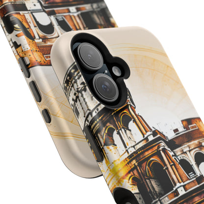 Rome Colosseum MagSafe iPhone Case - Italian Landmark with Wireless Charging Compatibility