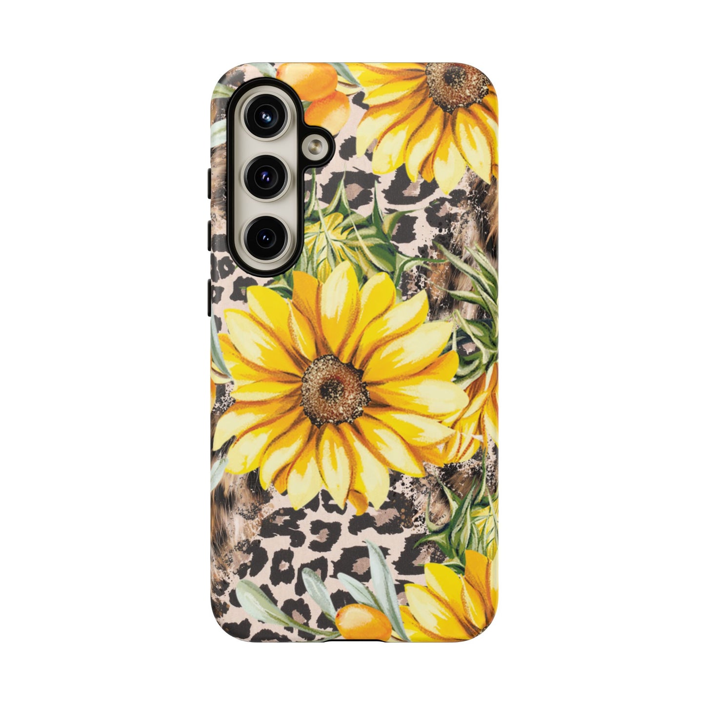 Leopard Sunflower Chic - Samsung Galaxy Series Case