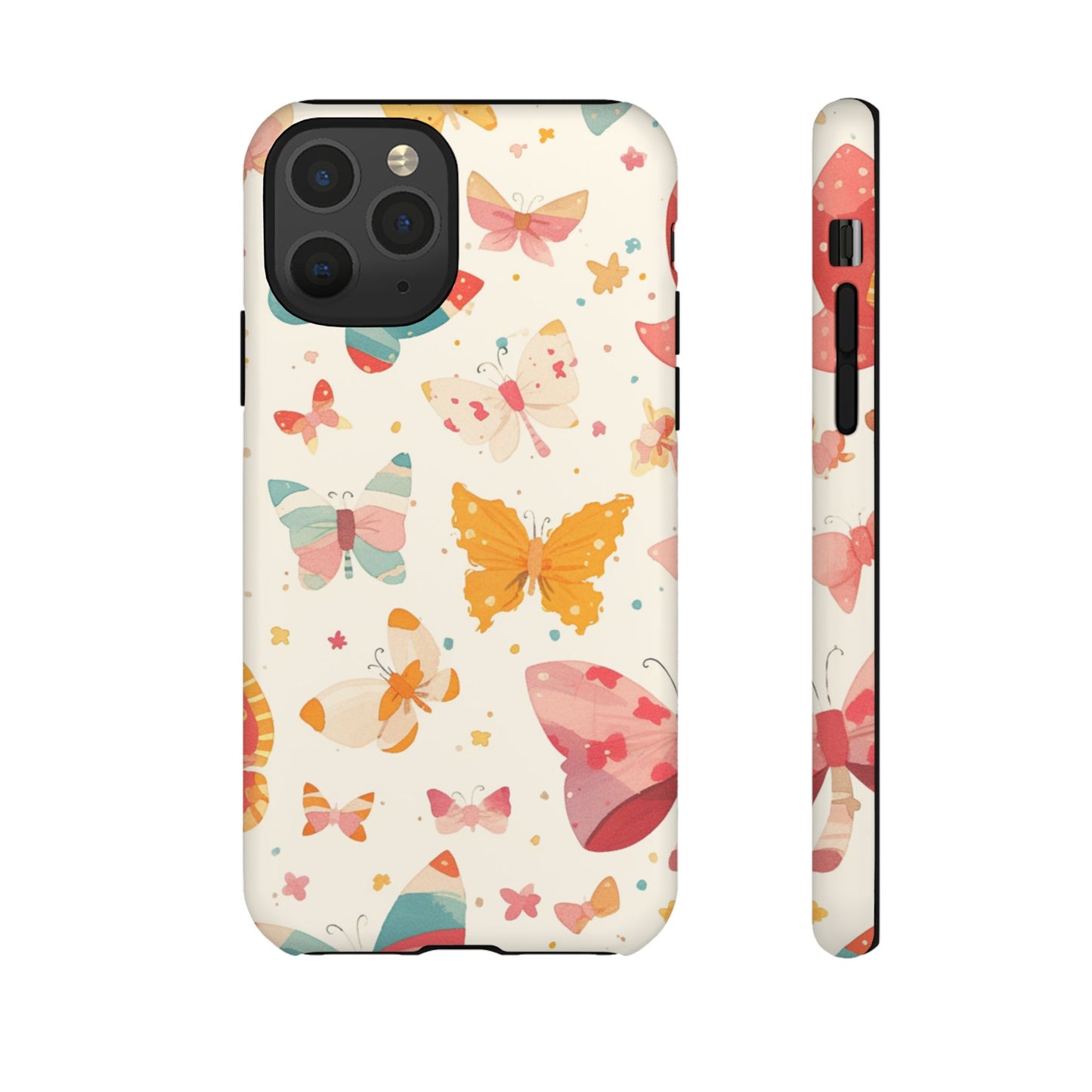 Coquette Watercolor Butterfly iPhone Case