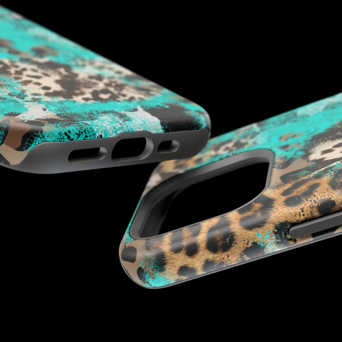 Aqua Splash Leopard - MagSafe iPhone Series Case