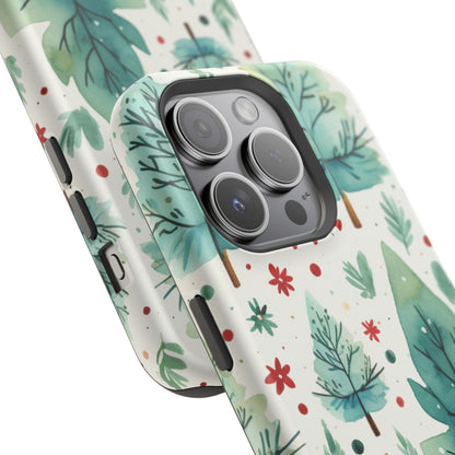 Watercolor Winter Forest - MagSafe iPhone Series Case