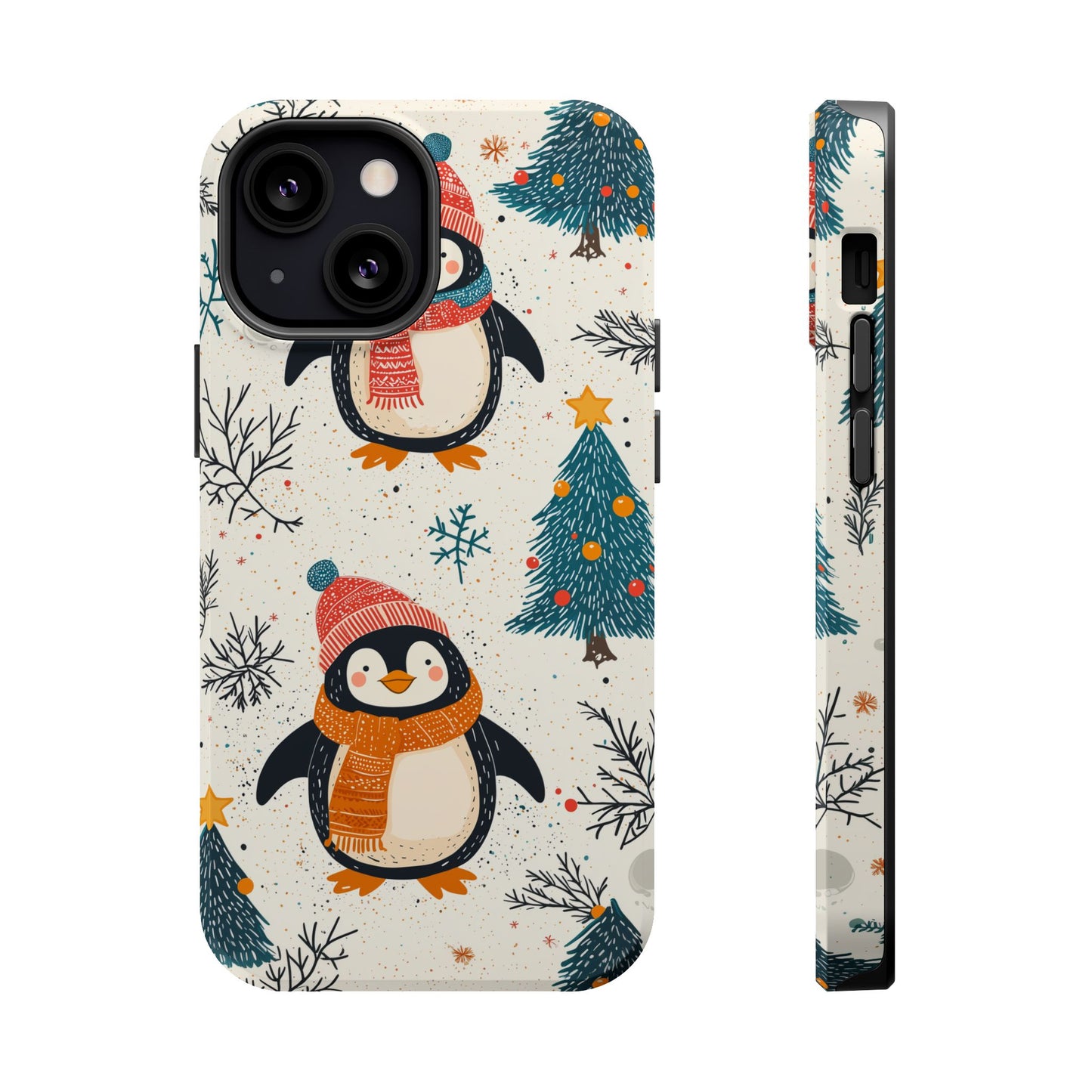 Snowy Christmas Cheer MagSafe iPhone Case