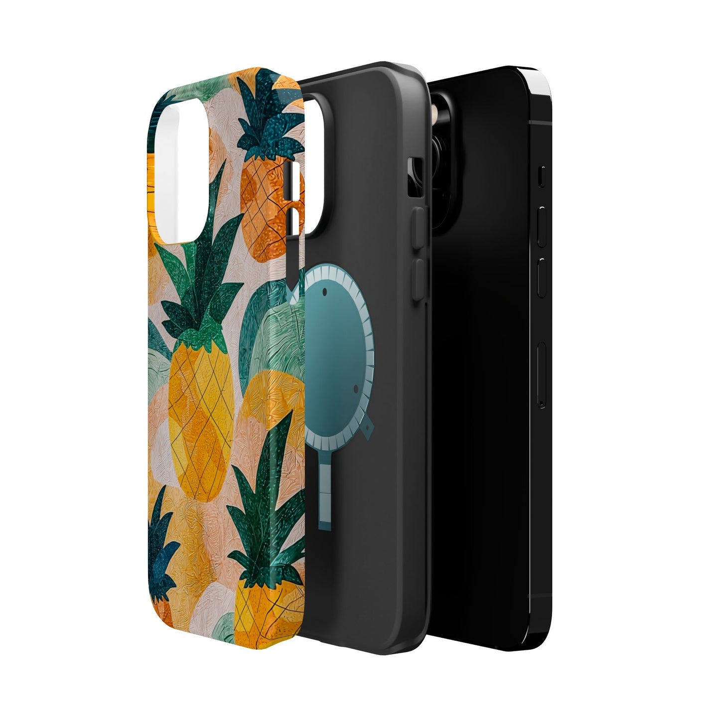 Tropical Pineapple MagSafe iPhone Case – Vibrant Fruit Design, Tough Dual-Layer Protection