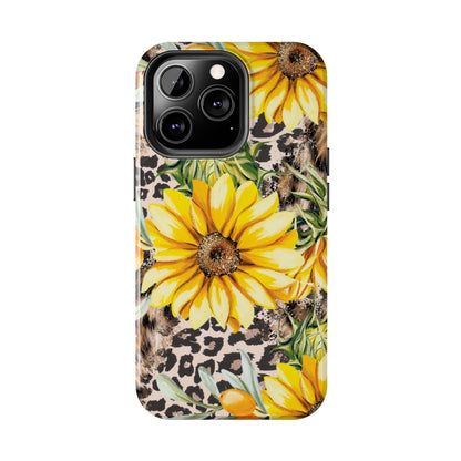 Leopard Sunflower Chic - iPhone Series Case