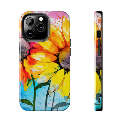 Bold Watercolor Sunflowers - iPhone Series Case