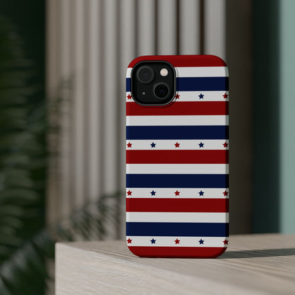 Patriotic Stars MagSafe iPhone Case