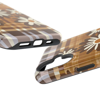 Rustic Bloom Plaid iPhone Case