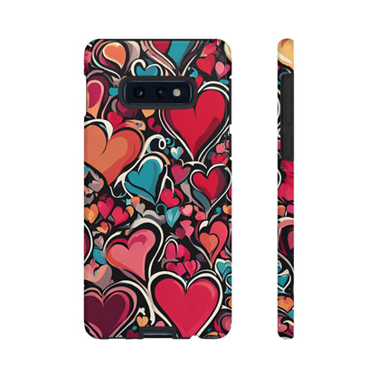 Vibrant Multicolor Heart Art – Samsung Galaxy Case