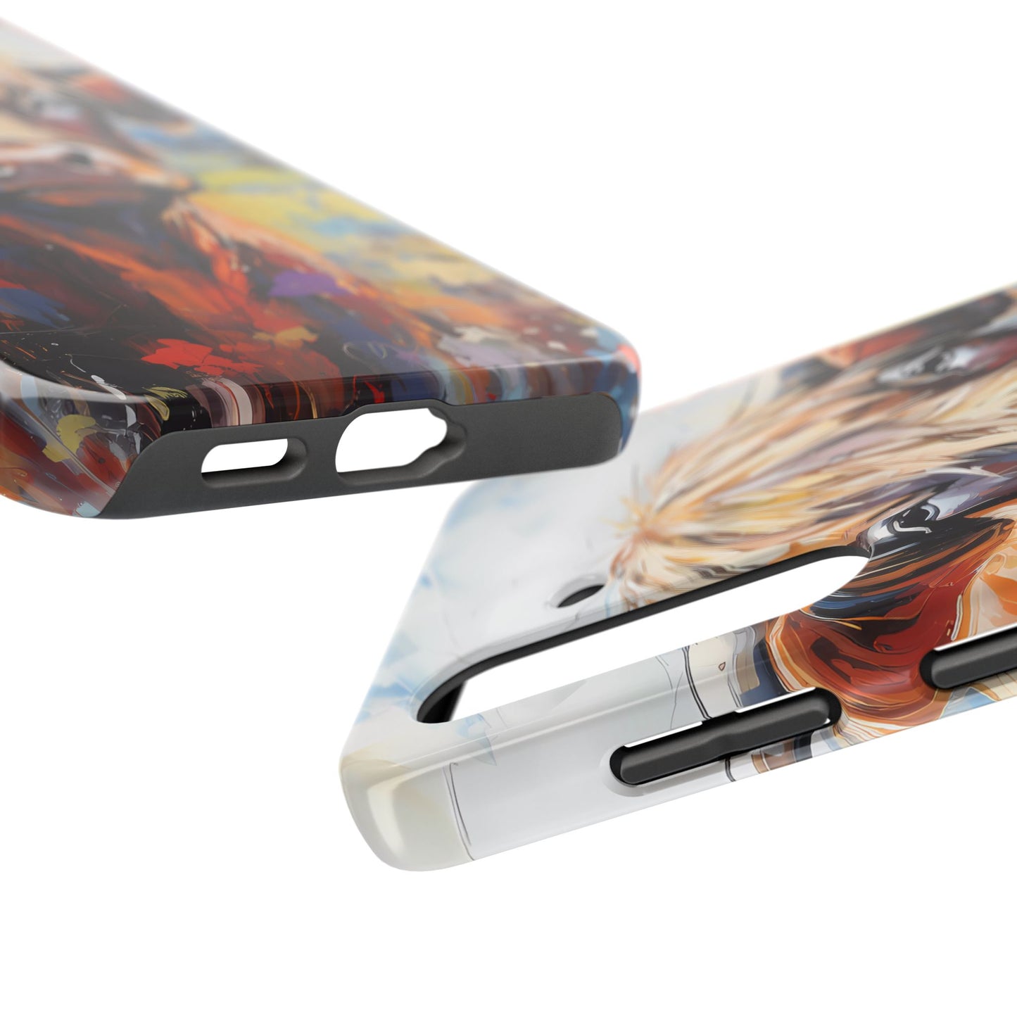 Cute Western Phone Case | Highland Cow | Robust Rocky Mountain-Inspired | Expressionism | Fresco