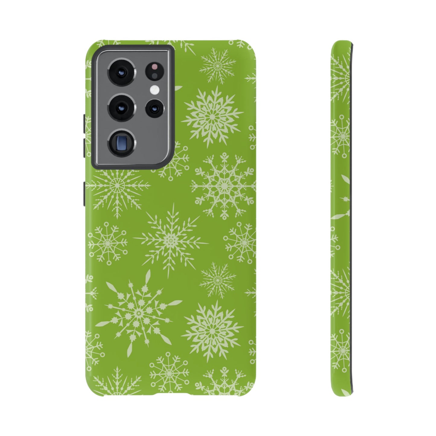 Green Snowflake Pattern – Samsung Galaxy Series Case