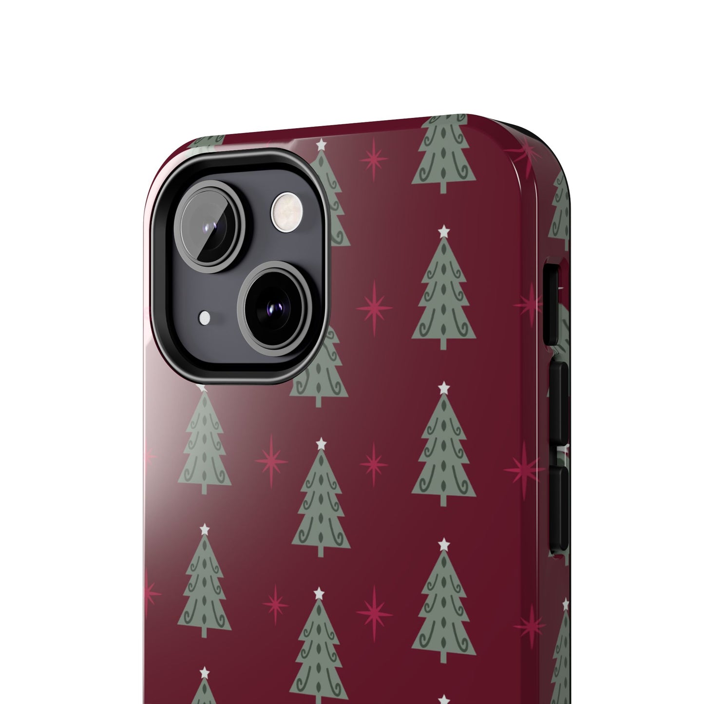 Retro Christmas Tree Pattern – iPhone Series Case