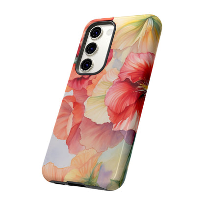 Gumamela Blush Pink Watercolor Floral – Samsung Galaxy Case