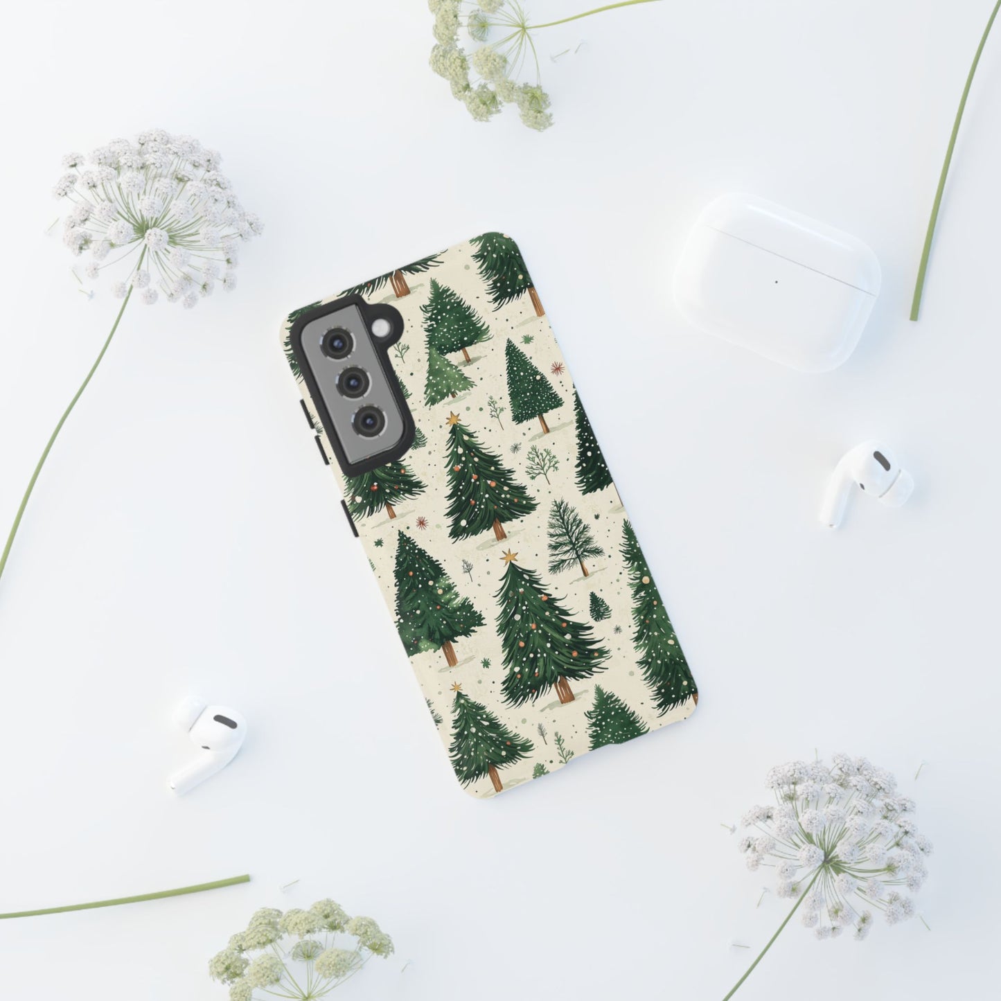 Festive Christmas Tree Forest Pattern – Samsung Galaxy Series Case