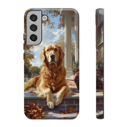 Golden Retriever Autumn Serenity - Samsung Galaxy Series Case