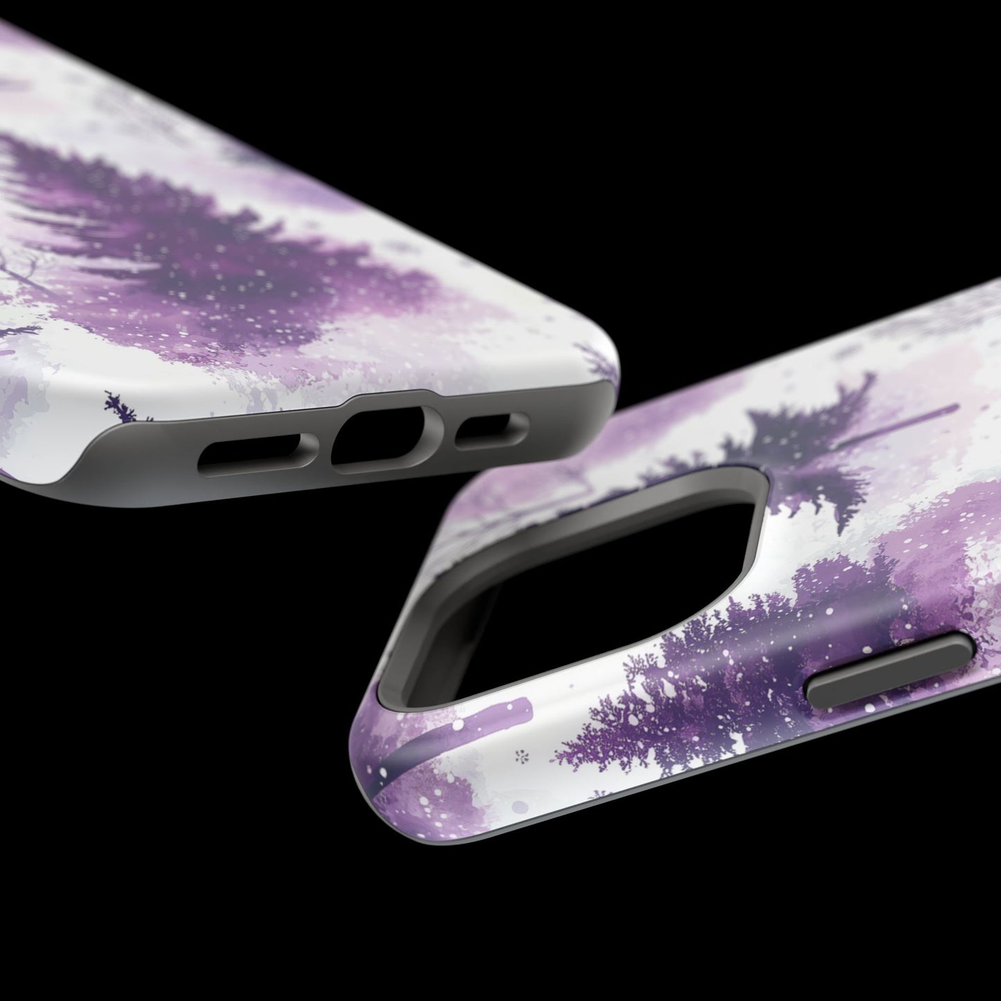 Purple Snowy Forest - MagSafe iPhone Series Case