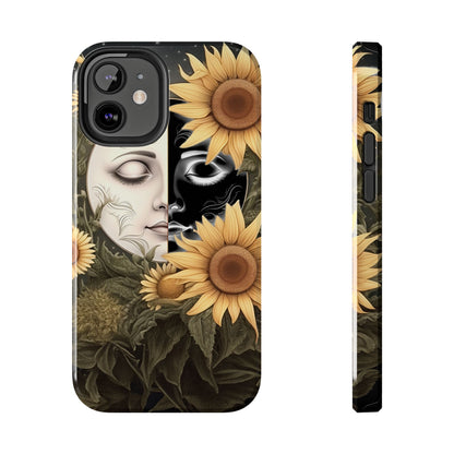 Sunflower Moon and Stars iPhone Case – Ethereal Art