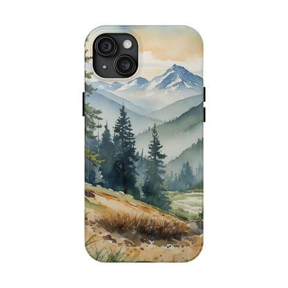 Tranquil Mountain Escape - iPhone Case