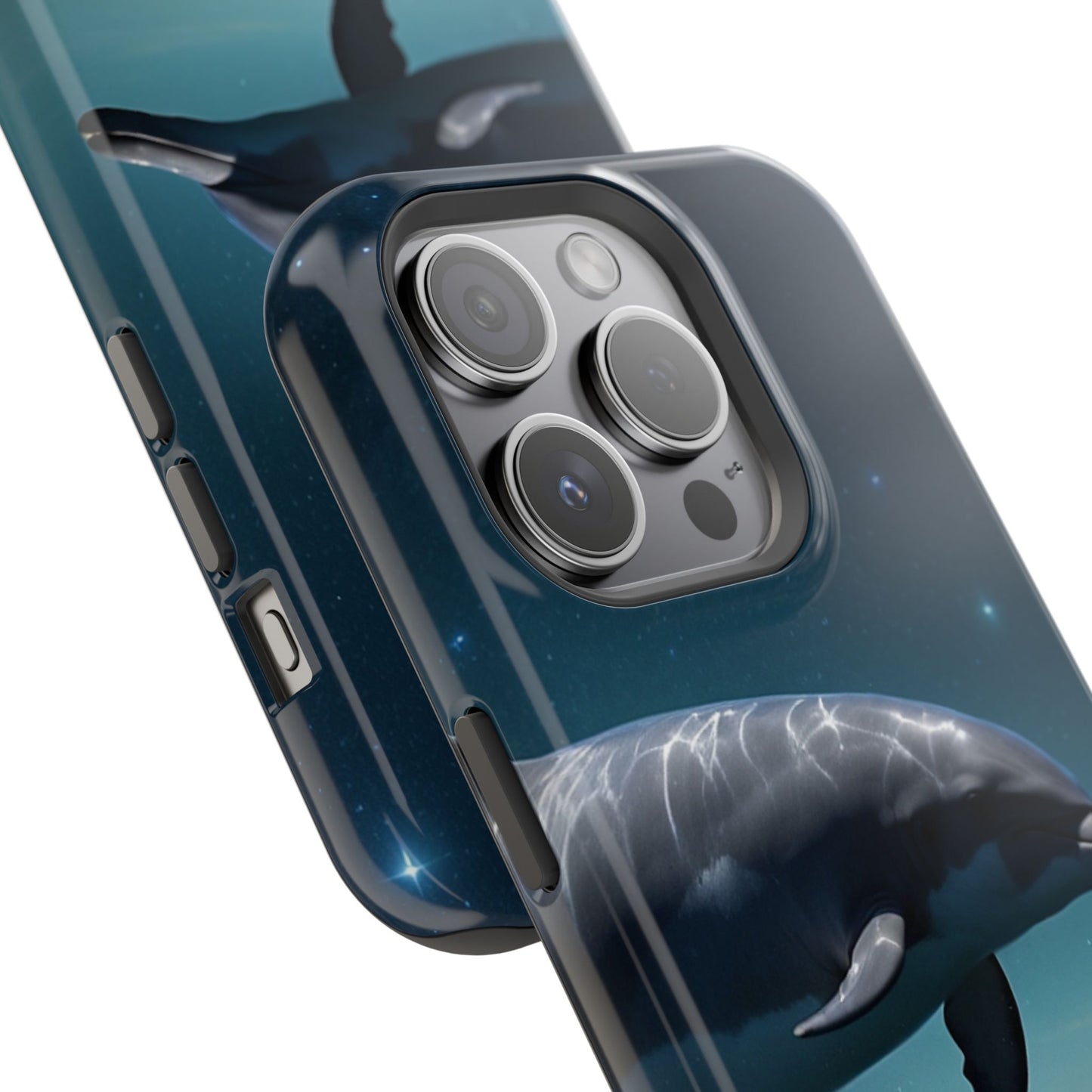 Midnight Ocean Dolphin - MagSafe-Compatible Case