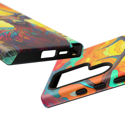 Vibrant Stag in Bloom – Samsung Galaxy Case