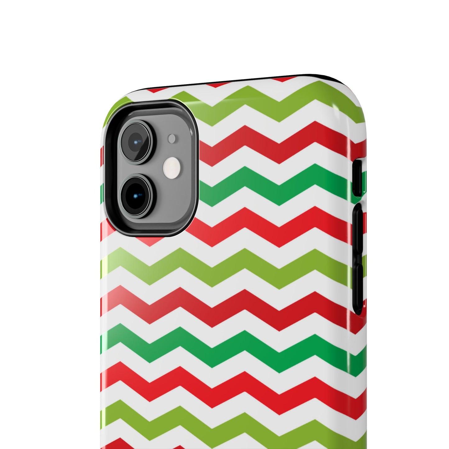 Vibrant Fiesta Chevron – Yellow Green, Green & Red Geometric Case