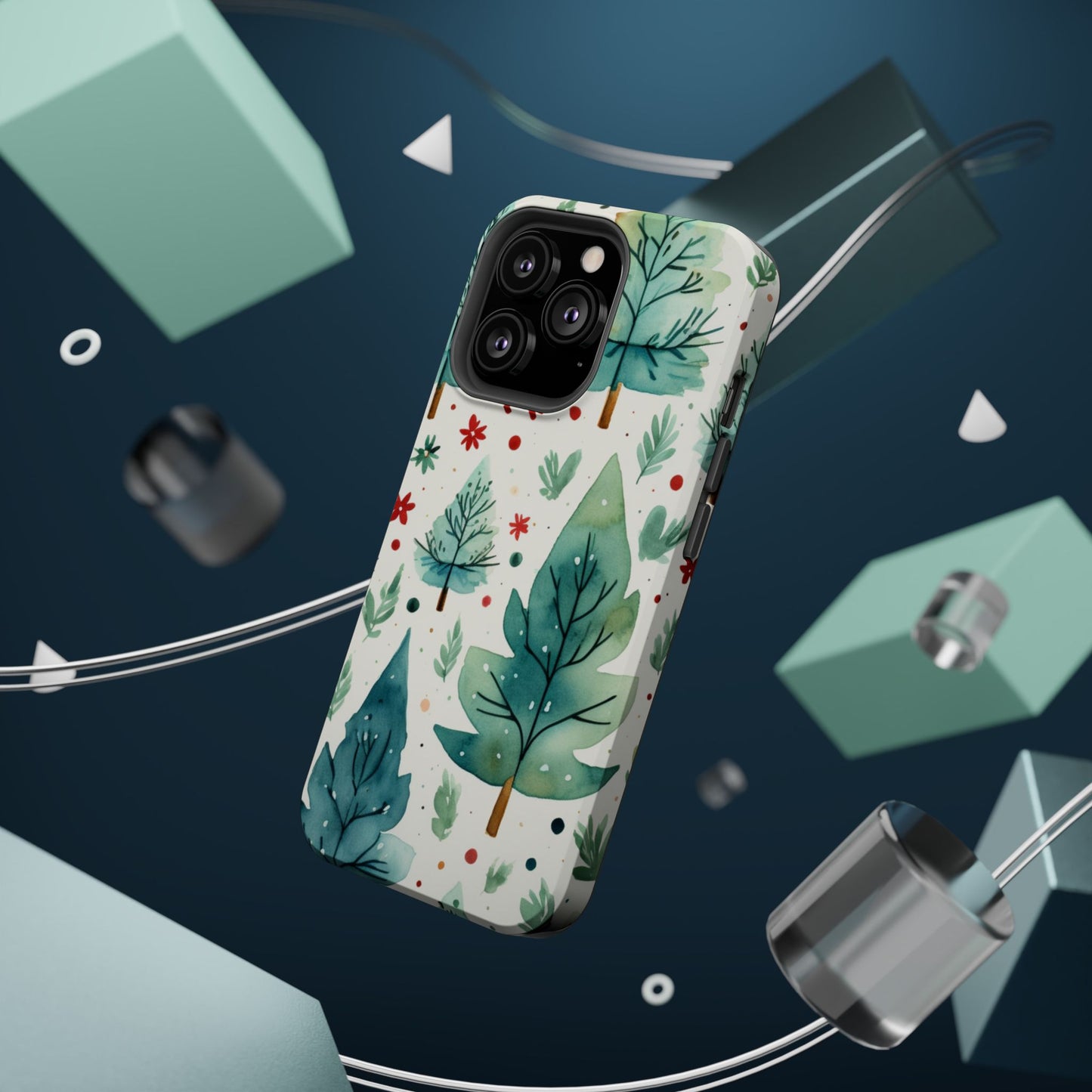 Watercolor Winter Forest - MagSafe iPhone Series Case