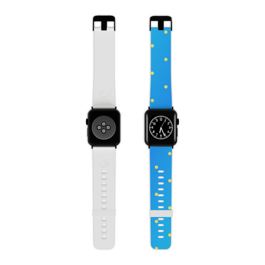 Blue Ocean Gradient Polka Dots Apple Watch Band