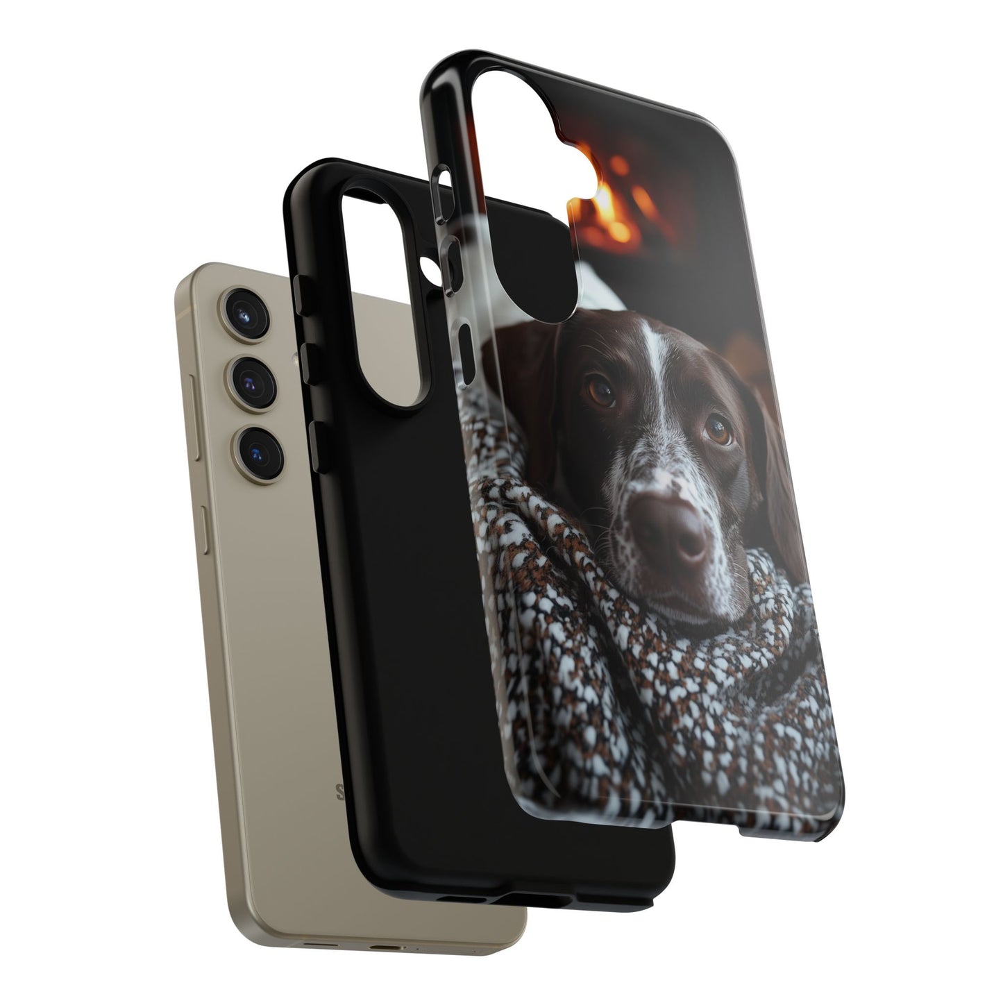 Relaxed German Shorthaired Pointer Samsung Galaxy Case – Rustic Charm Protective Cover