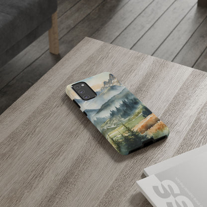 Serene Alpine Forest - Samsung Galaxy Case