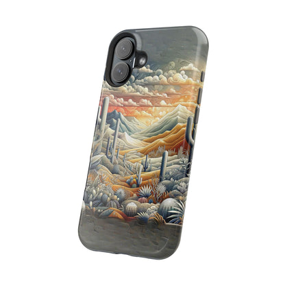 Rugged Elegance Cactus iPhone Case