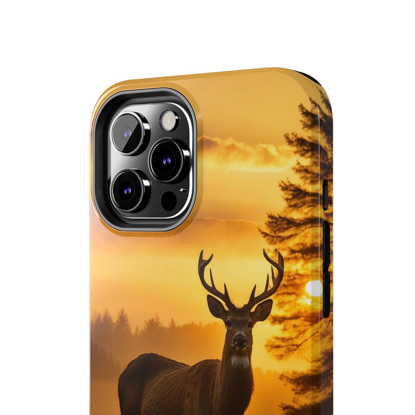 Sunset Majesty: Regal Stag – iPhone Case