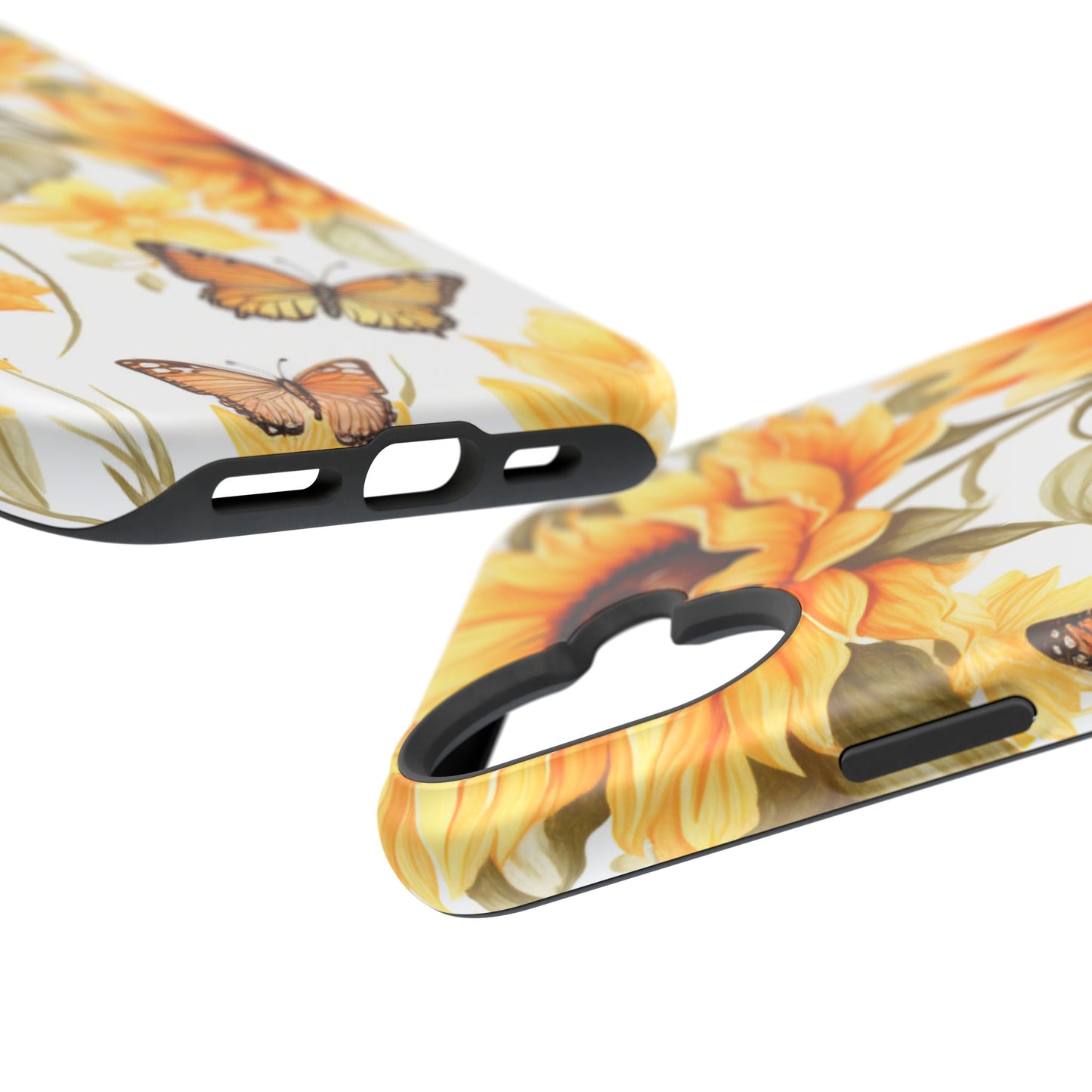 Sunflower & Butterfly Bliss - MagSafe iPhone Series Case