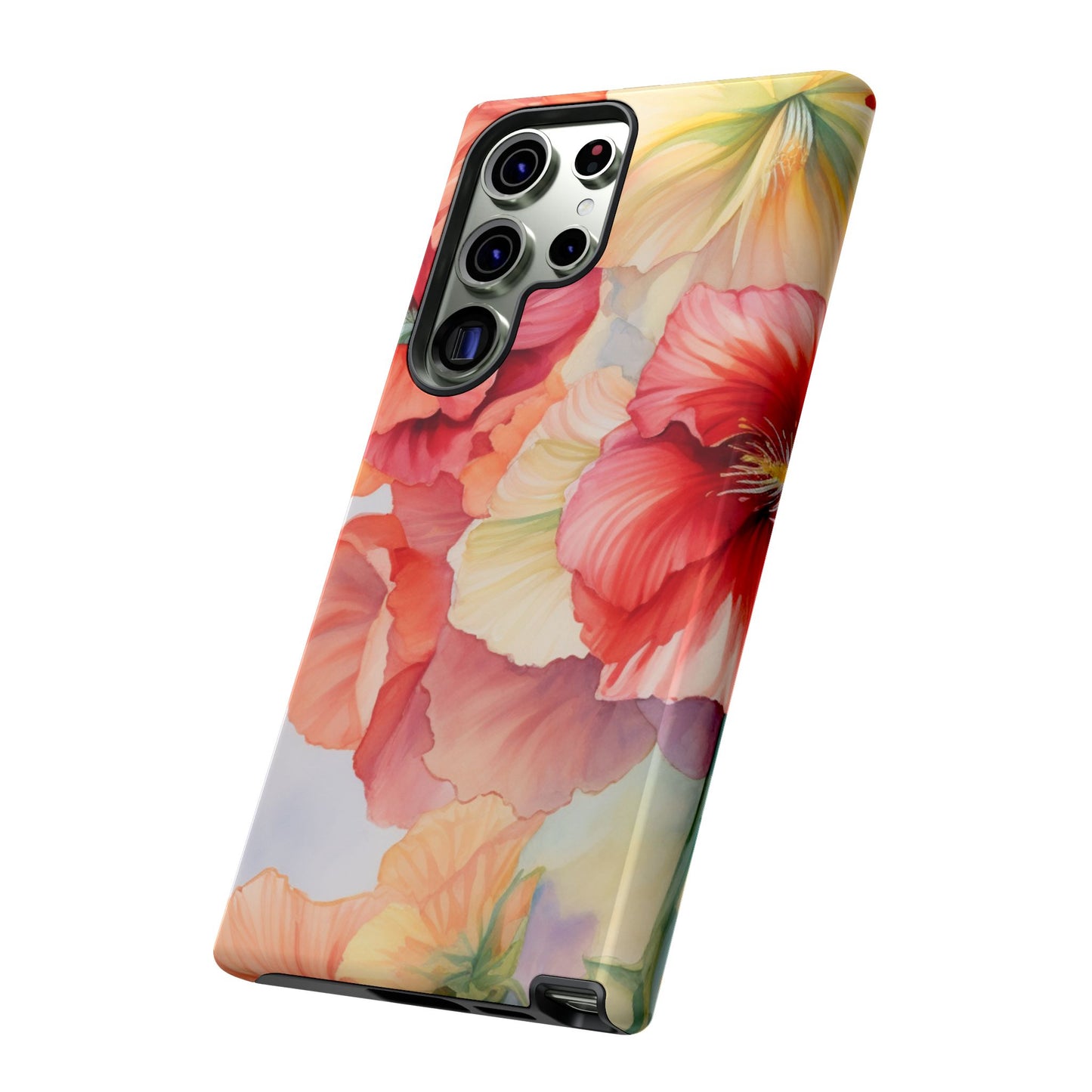 Gumamela Blush Pink Watercolor Floral – Samsung Galaxy Case