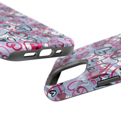 Graffiti Love Hearts MagSafe Case