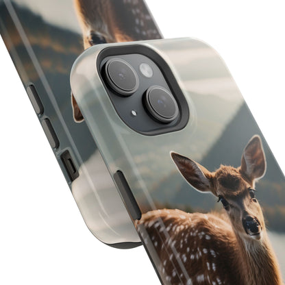 Whimsical Fawn in a Sunlit Forest MagSafe iPhone Case