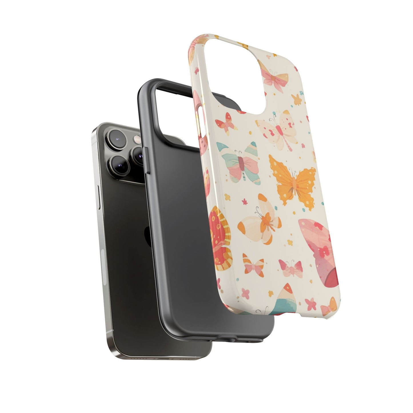 Coquette Watercolor Butterfly iPhone Case