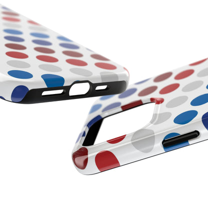 Patriotic Polka Dots - iPhone Case