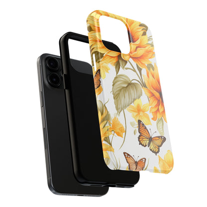 Sunflower & Butterfly Bliss - iPhone Series Case