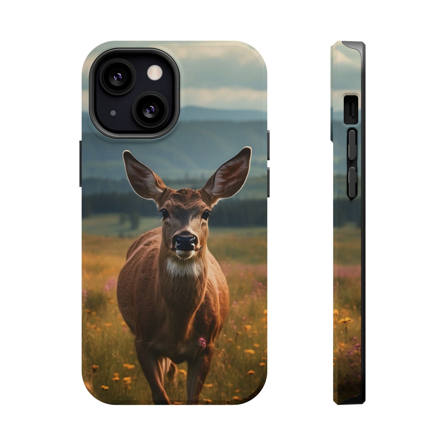 Rustic Meadow Deer – MagSafe iPhone Case