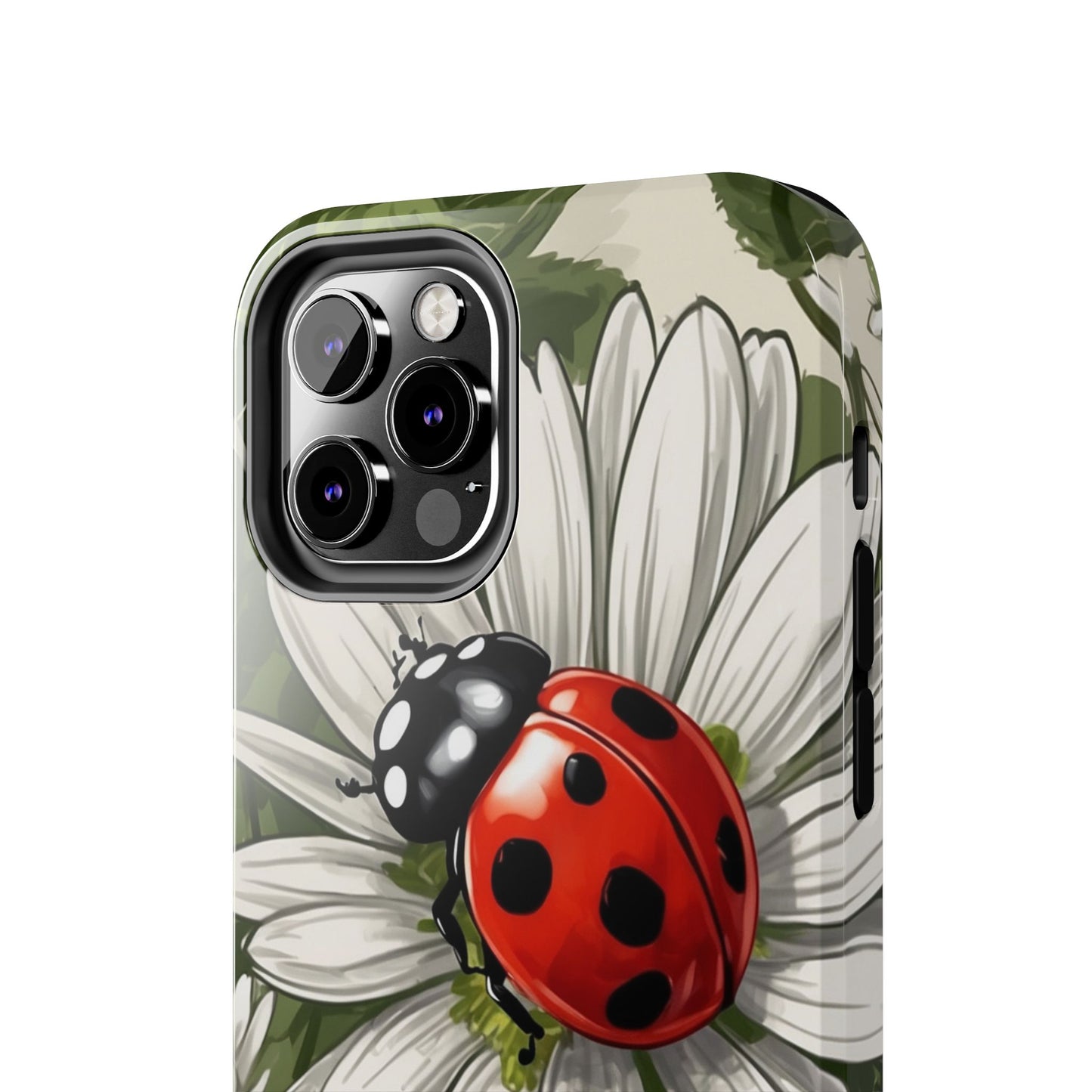 Ladybug & Daisy Garden Charm - iPhone Series Case